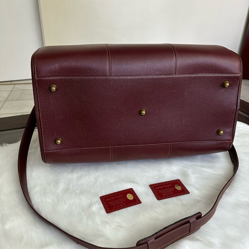 Auth Cartier Travel Bag Excellent Condition - Picture 14 of 16